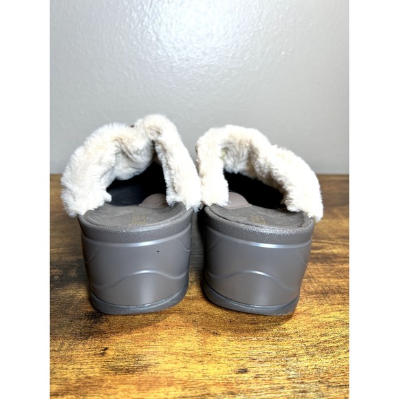 BZees Kismet Faux Fur Slip On Comfort Mules Shoes Women US Size 7.5M - Picture 10 of 13